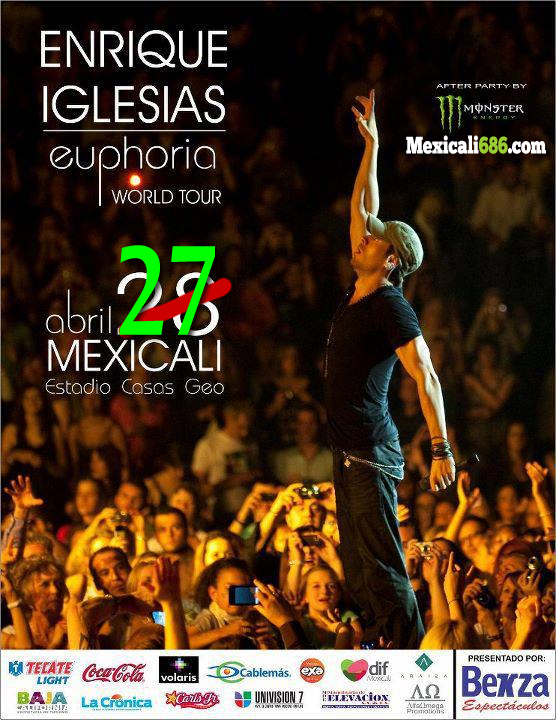 Enrique Iglesias mexicali 2012