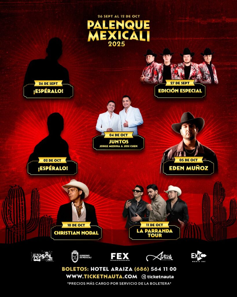 palenque 2025 fiestas del sol mexicali